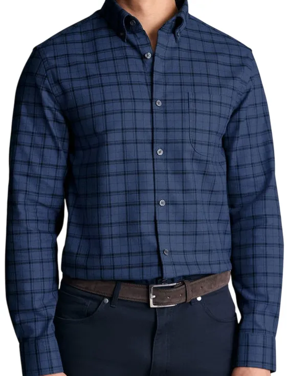 Kot Mavisi & Lacivert Flannel Gömlek