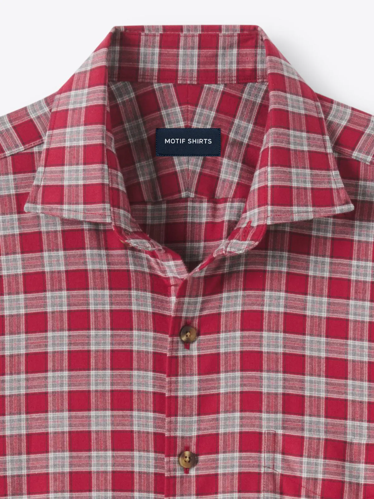 Kırmızı & Gri Flannel Gömlek